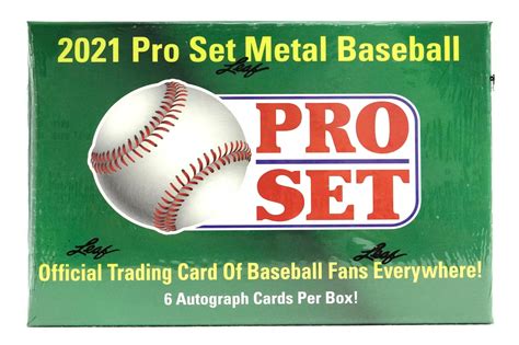 2021 pro set metal baseball hobby box|2021 pro set baseball checklist.